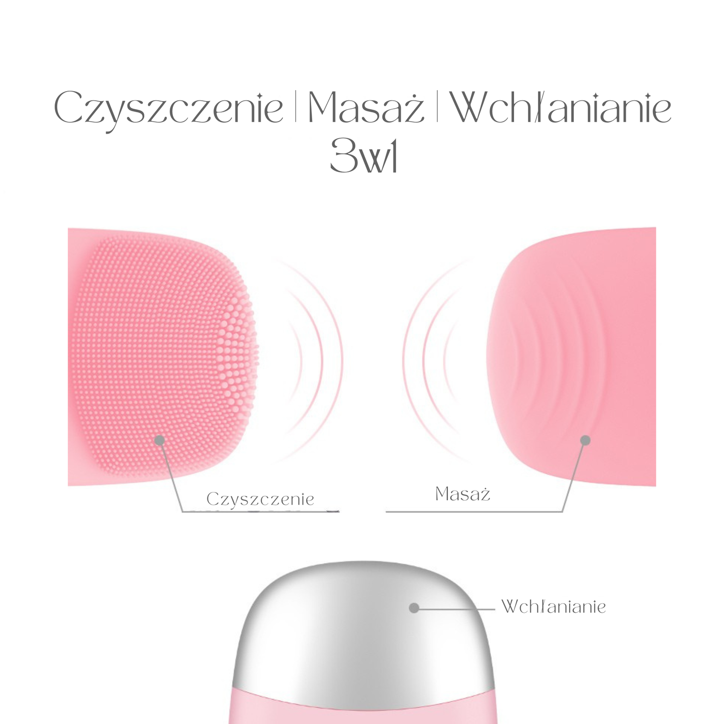 Emprez Szczoteczka soniczna do twarzy – masaż i oczyszczanie