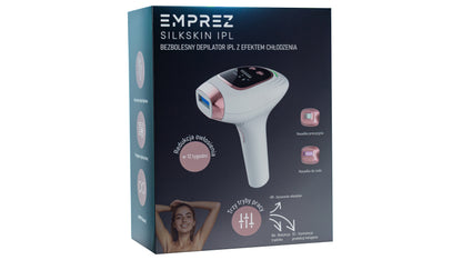 Emprez SILKSKIN IPL – Bezbolesny Depilator Laserowy z Efektem Chłodzenia i Technologią IPL