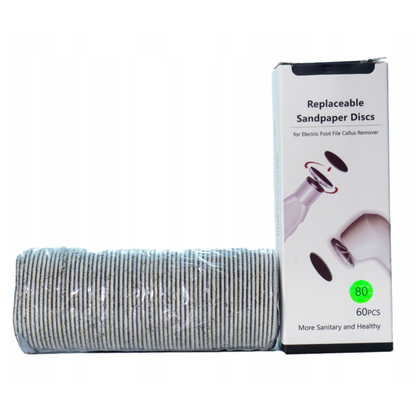 Emprez Zapasowe dyski trące do pilnika do stóp i pięt 60szt ZESTAW