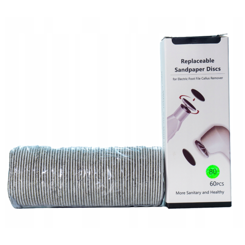 Emprez Zapasowe dyski trące do pilnika do stóp i pięt 60szt ZESTAW