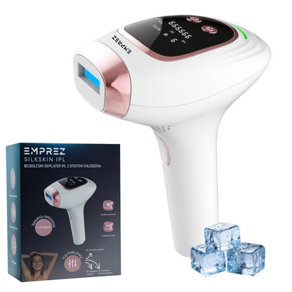 Emprez SILKSKIN IPL – Bezbolesny Depilator Laserowy z Efektem Chłodzenia i Technologią IPL
