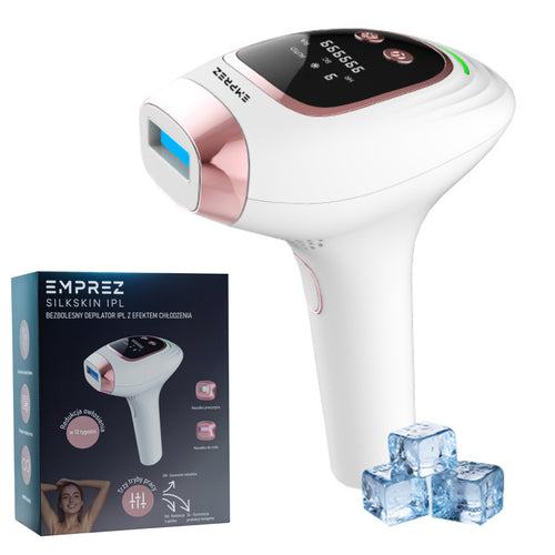 Emprez SILKSKIN IPL – Bezbolesny Depilator Laserowy z Efektem Chłodzenia i Technologią IPL