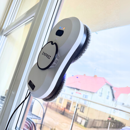Emprez PureGlass – Inteligentny Robot do Mycia Okien z Automatycznym Spryskiwaniem