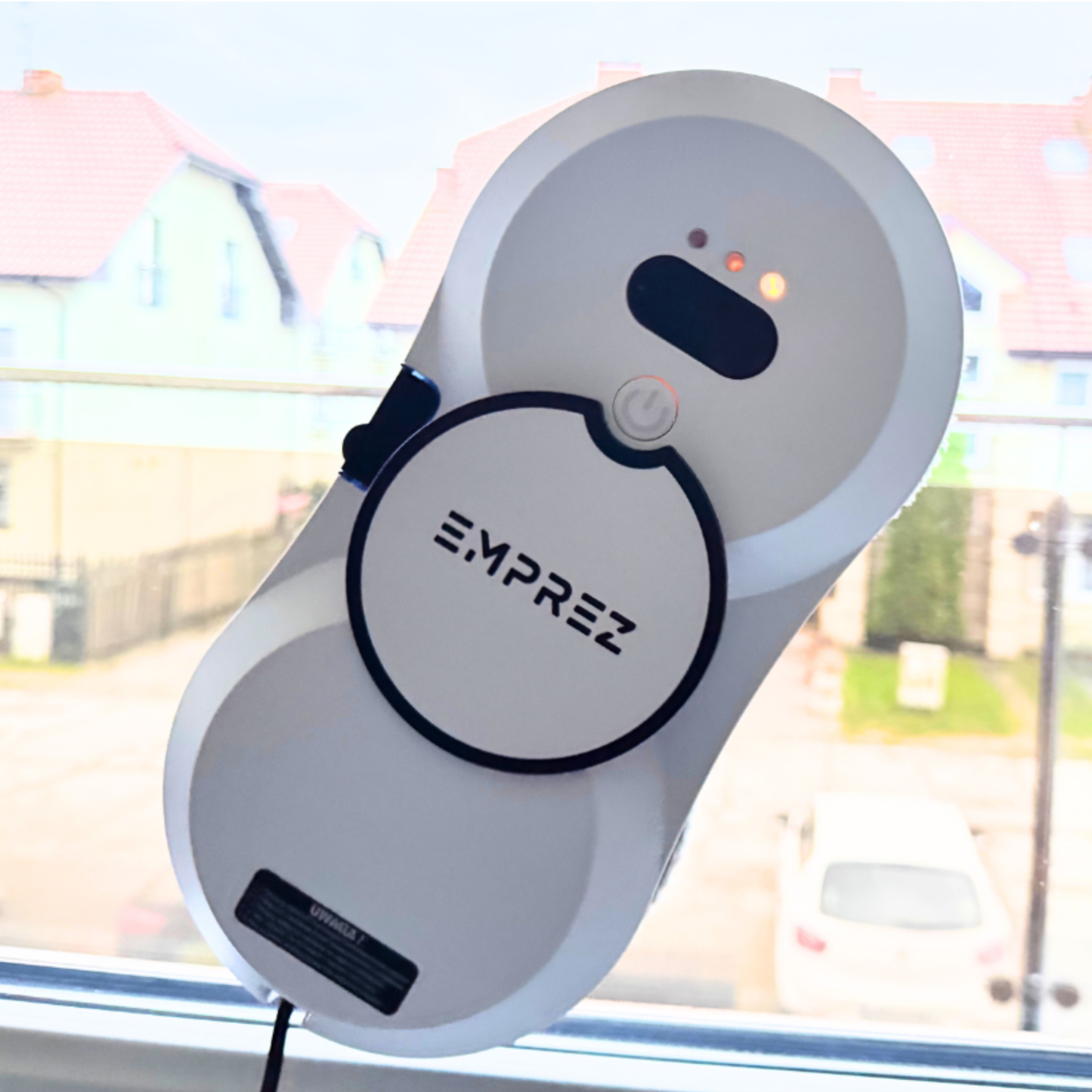 Emprez PureGlass – Inteligentny Robot do Mycia Okien z Automatycznym Spryskiwaniem