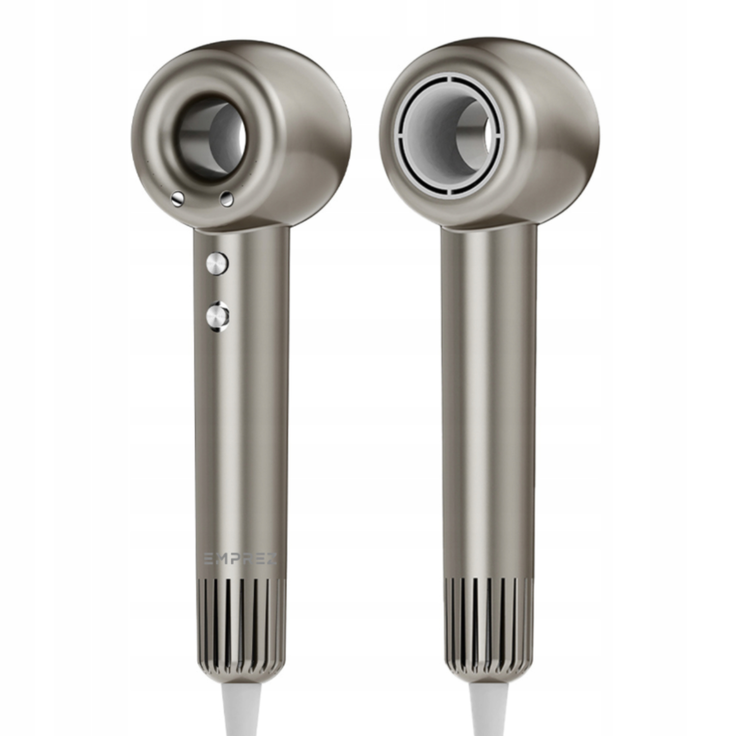 Emprez Airnova 1400W – Profesjonalna Suszarka do Włosów z Jonizacją i Inteligentną kontrolą temperatury | Srebrna