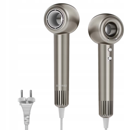 Emprez Airnova 1400W – Profesjonalna Suszarka do Włosów z Jonizacją i Inteligentną kontrolą temperatury | Srebrna