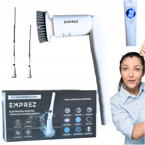 Emprez DeepClean Long – Elektryczna Szczotka Teleskopowa do Czyszczenia