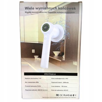 Emprez DeepClean – Elektryczna Szczotka Czyszcząca | Kompaktowa i Mocna