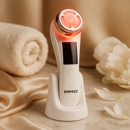 Emprez MezoLift – Mezoterapia Bezigłowa & Lifting EMS Masażer Twarzy 5w1