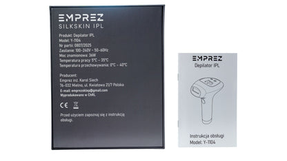 Emprez SILKSKIN IPL – Bezbolesny Depilator Laserowy z Efektem Chłodzenia i Technologią IPL