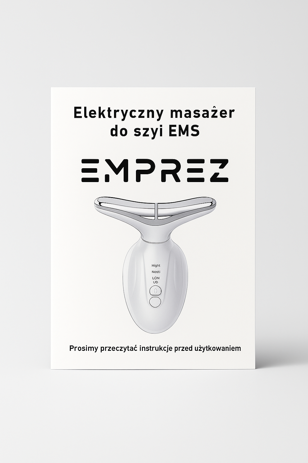 Emprez V-Lift – Masażer Twarzy i Szyi EMS LED